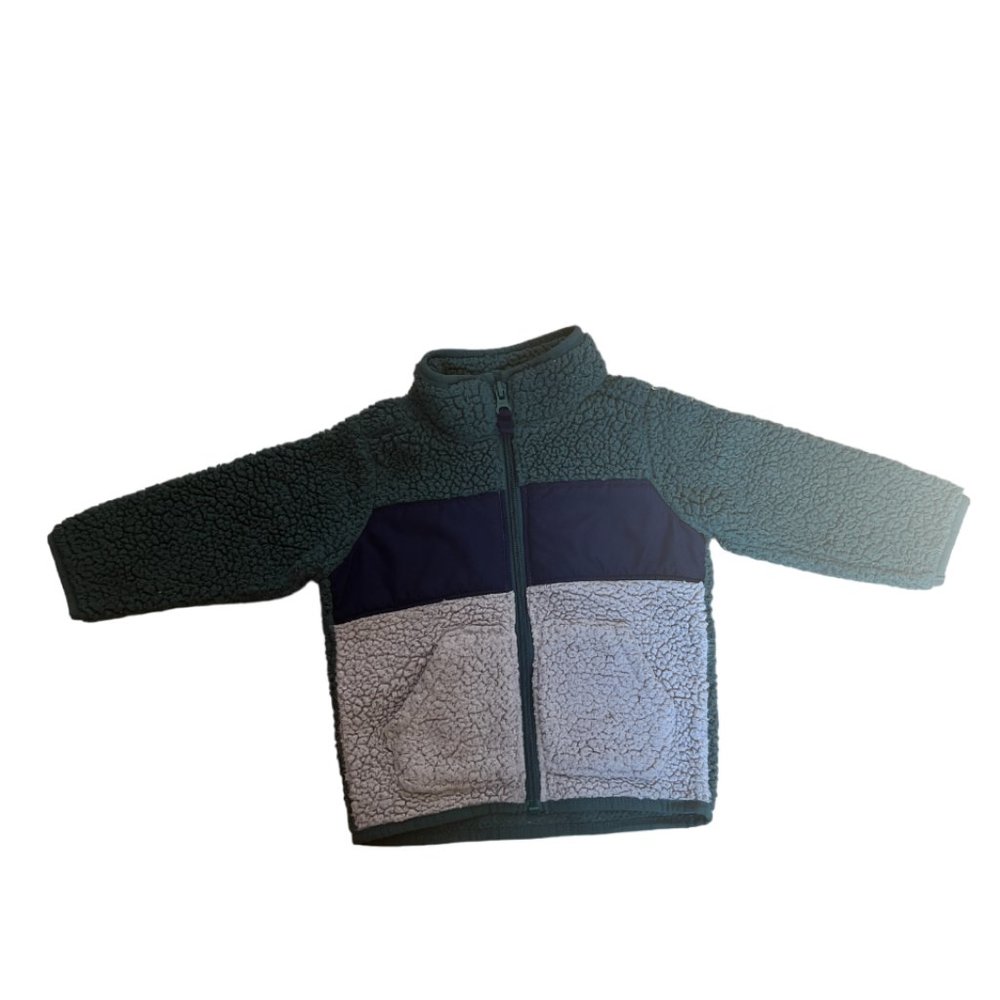 Color Block Fleece Jacket